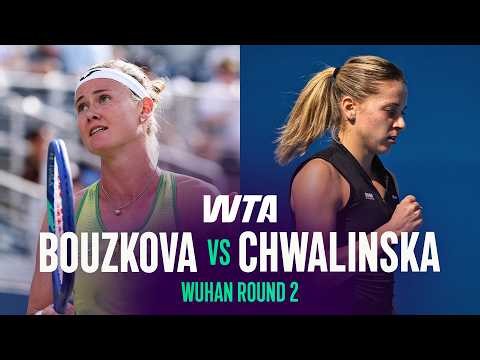 Marie Bouzkova vs. Maja Chwalinska | 2026 Wuhan Round 2 | WTA Match Highlights