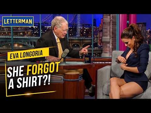 Eva Longoria Wore WHAT to See Dave Letterman?! | David Letterman