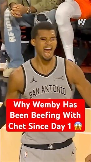 Why Wemby Has Been Beefing With Chet Since Day 1 😱