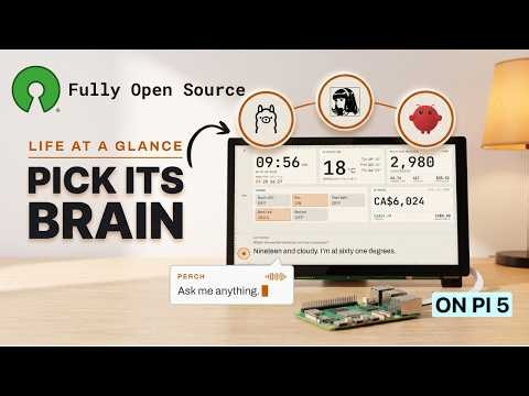 I Built a Raspberry Pi Desk Display That Actually Talks Back!