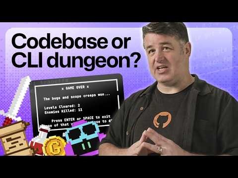 Turning a codebase into an 80s dungeon crawler with Copilot CLI