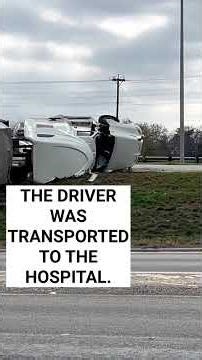 18-wheeler rolls over at Loop 410 on the southeast side