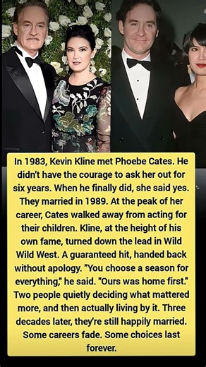 Kevin Kline & Phoebe Cates: The Hollywood Couple Who Put Family First