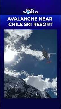 Avalanche Swept A Group Of Mountaineers Into A Frigid Andean Lagoon Near A Chilean Ski Resort