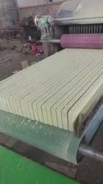 Rock wool panel/slab/board slitting machine #machine