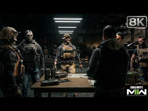 MW2 GHOST TEAM Mission - Task Force 141 Takes Revenge! [8K 60FPS Ultra HD]