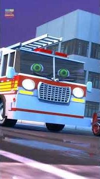 Wheels on the fire Truck #trending #shorts #viral #ytshorts #firetruck #kidschannel 9x16