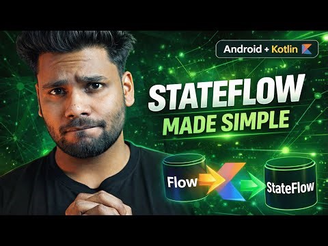StateFlow Explained in Hindi | Kotlin Flow Tutorial for Beginners