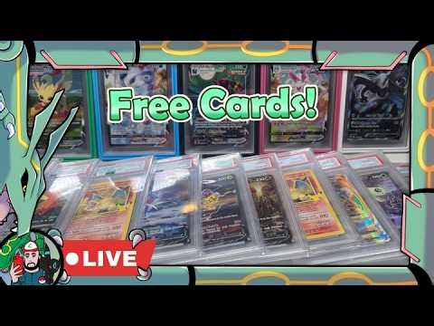 LIVE Pokemon Card Shop - Chaos Rising - Slabs and Singles - PSA Grading