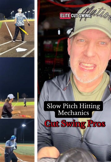 Mastering the Slow Pitch Cut Swing Mechanics