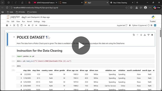 🚓 Day 3 – In-Depth Analysis of Police Traffic Stop Data Using Python On Day 3 of my Data Analytics learning journey, I conducted an in-depth exploratory analysis on a real-world Police Traffic Stop… | Vishal Tiwari