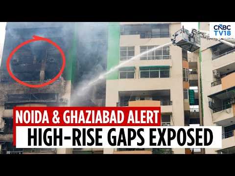 Noida-Ghaziabad Towers Unsafe? Fire Reveals Serious Safety Failures | NCR High-Rises Fire News
