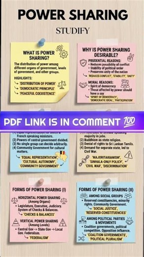 Complete Class 10 Civics in 5 Pages 📚 | Ultimate One-Page Summary Pack #studify