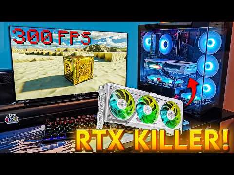 RX 9060 XT Minecraft Test – 300+ FPS 😳 Insane Performance!