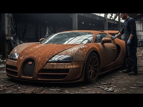 $5.3M Forgotten 2016 Bugatti Veyron SS 🏎️ | Full ASMR Restoration