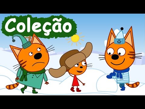 Kid-E-Cats em Portugues | Coleção dos episódios | Desenhos para crianças
