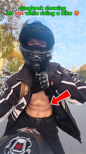 Jungkook Unleashes His Jaw-Dropping Abs While Biking! 🥵🚴‍♂️ | Must-Watch BTS Moment!