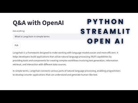 Build an AI Web App in Under 20 Lines of Python | Streamlit + OpenAI