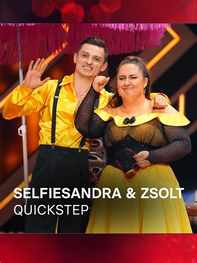 Sandra & Zsolt erobern die Tanzfläche mit Quickstep