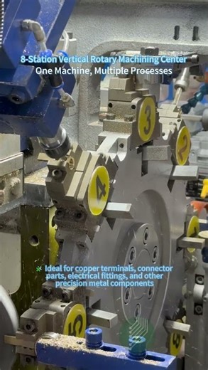 High-Efficiency Busbar Machine Drilling + Tapping + Chamfer + Cutting#copper #rotary #drilling