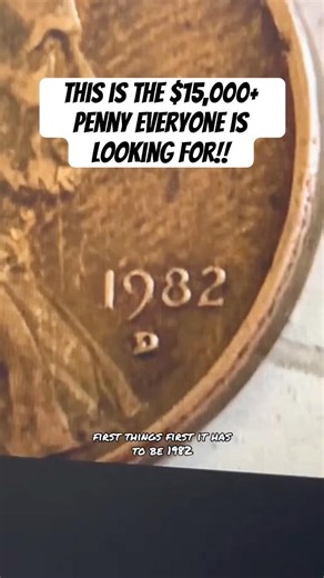 This is the $15,000+ penny everyone is looking for!! #treasuresearch #coins #collectibles #coin
