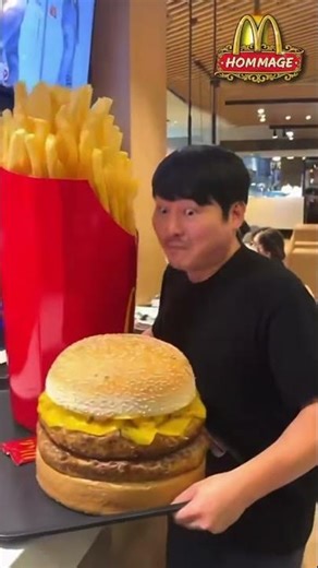 McDonald’s x HOMMAGE Dropped a FULL-SIZE GIANT MENU 😱