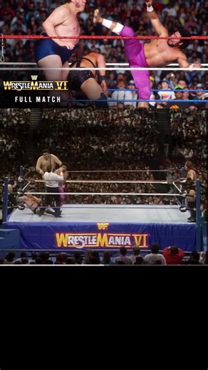 The Colossal Connection of Andre the Giant and Haku puts their WWE Tag Team Title on the line against Demolition at WrestleMania VI #wwe #wrestlemania #andrethegaint #demolition #viralvideo Part 2 @WWE