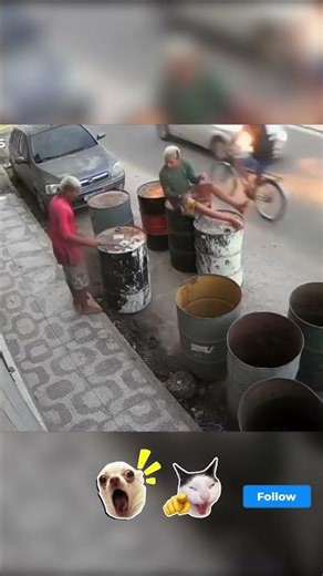 He used a LIGHTER to check if the barrel was empty. 🔥 Spoiler: it wasn't. 💥😂 #shorts #foryou #fyp