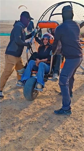 Flying Over Jaisalmer Desert 😍🔥 | Paramotoring Adventure Rajasthan | Once in a Lifetime Experience