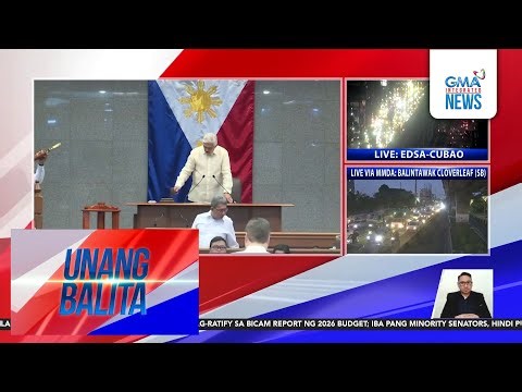 Senado at Kamara, ni-ratify ang bicam report para sa 2026 national budget | Unang Balita