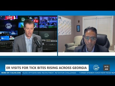 Tick bites on the rise across the Southeast