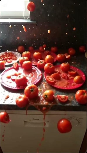 Exploding Tomatoes #shorts #exploding #tomatoes