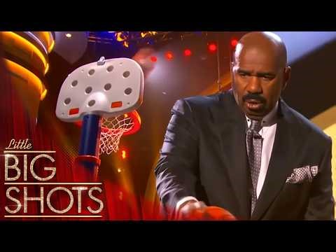 Steve Harvey Meets His Match with 4-Year-Old Titus, The Basketball Prodigy! | Little Big Shots