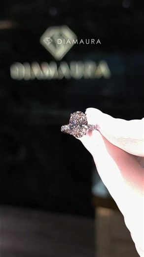 Oasis Oval Engagement Ring — 14k, 18k Gold & Platinum Options
