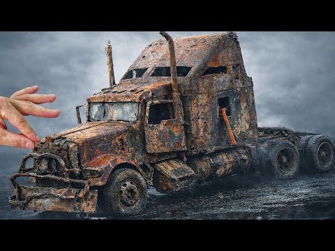 UNBELIEVABLE TRUCK Transformation! Restoration Abandoned Kenworth Truck