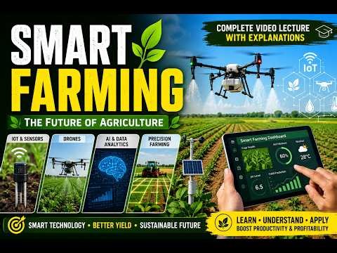 Smart Farming in Vegetables ppt video lecture 1