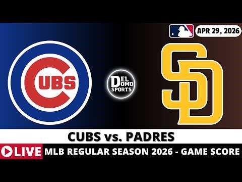 CHICAGO CUBS VS SAN DIEGO PADRES LIVE ⚾️ MLB Game Score Radio Play-by-Play