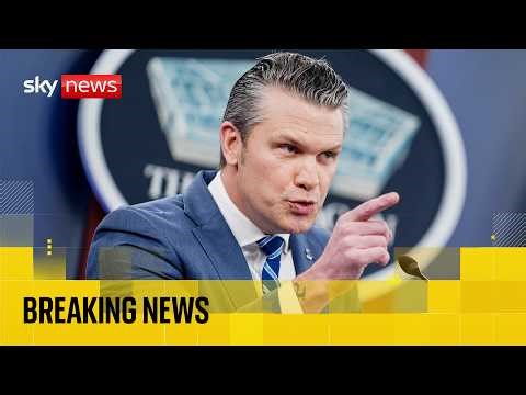 'They don't control the strait': Hegseth says Iran 'embarrassed' as he talks up Hormuz effort