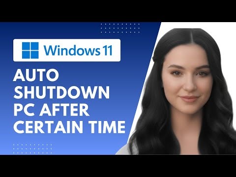 How to Automatically Shutdown PC After Certain Time | Windows 11 Tutorial