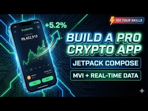 Build a Modern Crypto App with Jetpack Compose & MVI (2026) | Real-Time Data with Retrofit