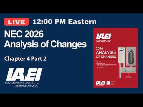 NEC 2026 Chapter 4 part 2