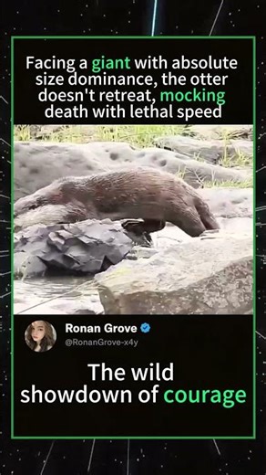 Otter vs. Crocodile: Who Rules the River? #Otter #Crocodile #WildlifeAction