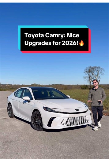 The 2026 Camry has some new additions this year, but does this make us regret buying our 2025 model?? Well, not really, considering the changes don’t affect our XSE as equipped. But, if you’re willing to pay over $45,000 for this fully loaded model, the Premium Package now adds memory seats and rain sensing wipers to the XSE! So, with these changes, would you buy this XSE Camry or new SE Nightshade?? #toyota #toyotacamry #carreview #carsofinstagram #cars