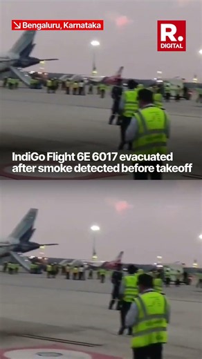 IndiGo Flight Evacuated After Smoke Detected Before Takeoff