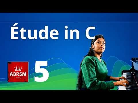 ABRSM 2027 & 2028 - Grade 5 Piano Exam - B1: Étude in C (from 25 études faciles, Op. 50 No. 1)