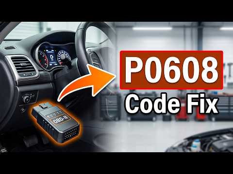 How To Fix P0608 Code - VSS Output A Malfunction - Speed Sensor Error