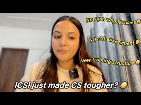 BIG Change in CS Exams😱|Passing Marks Increased, mandatory class, 70-30 assessments, training, etc.