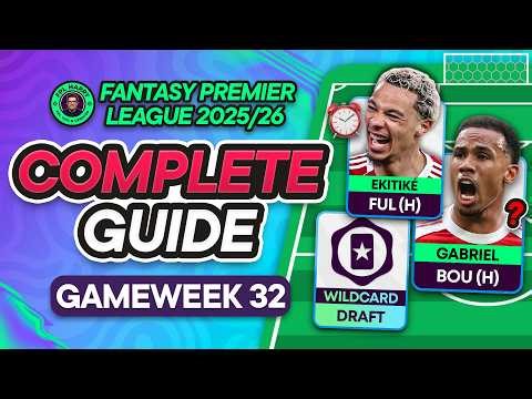 FPL GW32 COMPLETE GUIDE ⁉️ MAYBE I SHOULD WILDCARD 🚨 📝 | Fantasy Premier League Tips 2025/26