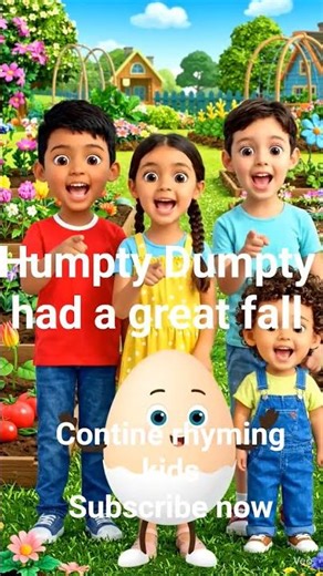 Sing Along! Humpty Dumpty Nursery Rhyme (Complete Version)