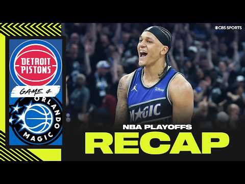 2026 NBA Playoffs: Magic outlast Pistons, take commanding 3-1 series lead | Is Detroit done? 🤔